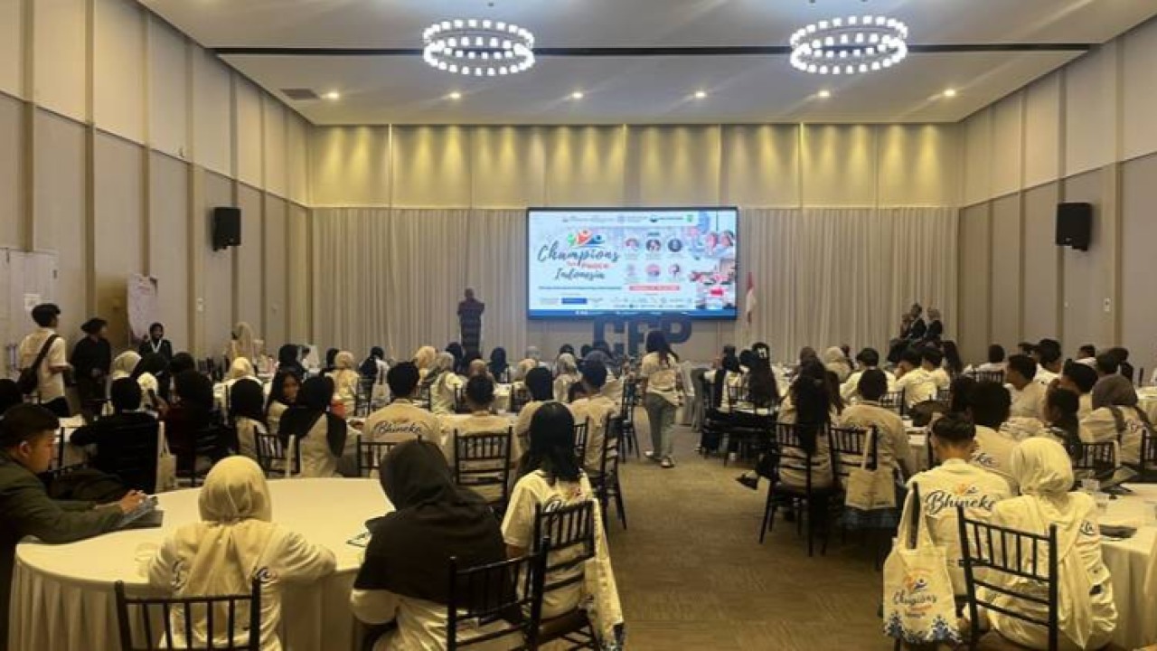 100 Pemuda dari Seluruh Indonesia Ikuti Opening Ceremony Champions for Peace 2026 di Pekanbaru